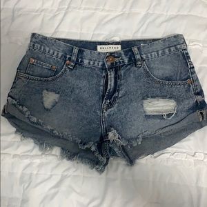 Jean shorts